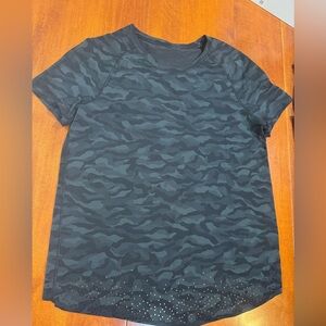 lululemon athletica Black Camo Tee